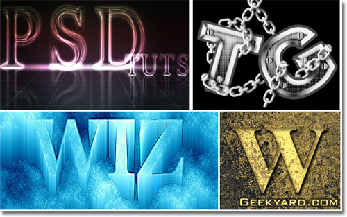 50+ Great Photoshop Text Effect Tutorials