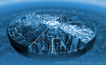 IBM Mainframe City Wallpaper