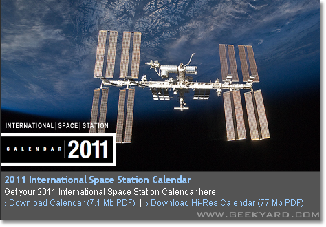NASA – International Space Station 2011 Available for Download