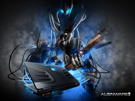 Alienware Desktop HD Wallpaper Blue