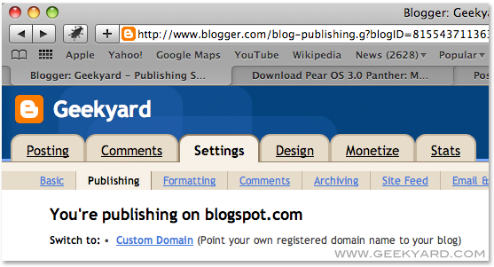 Settings Buy Custom Domain Name Settings Buy Custom Domain Name