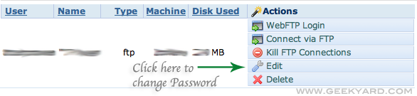 Change FTP Password in Dreamhost Change FTP Password in Dreamhost