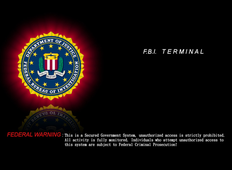 FBI Terminal Federal Warning Wallpapers FBI Terminal Federal Warning Wallpapers