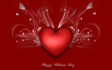 Happy valentine's day heart Wallpaper
